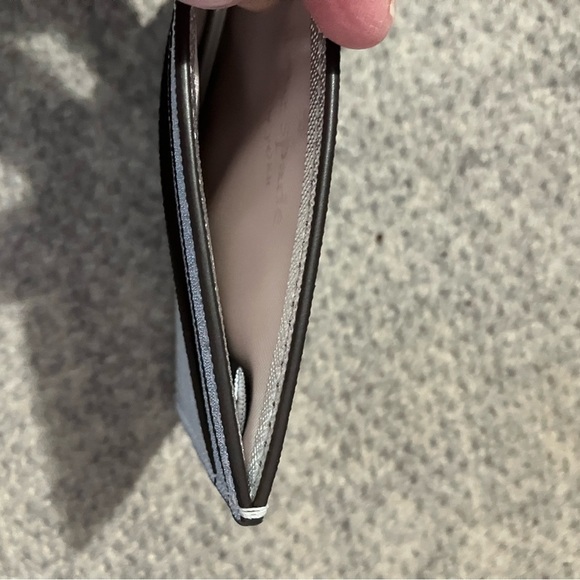 Kate Spade Saffiano Leather Silver Card Holder NWT - Picture 4 of 6